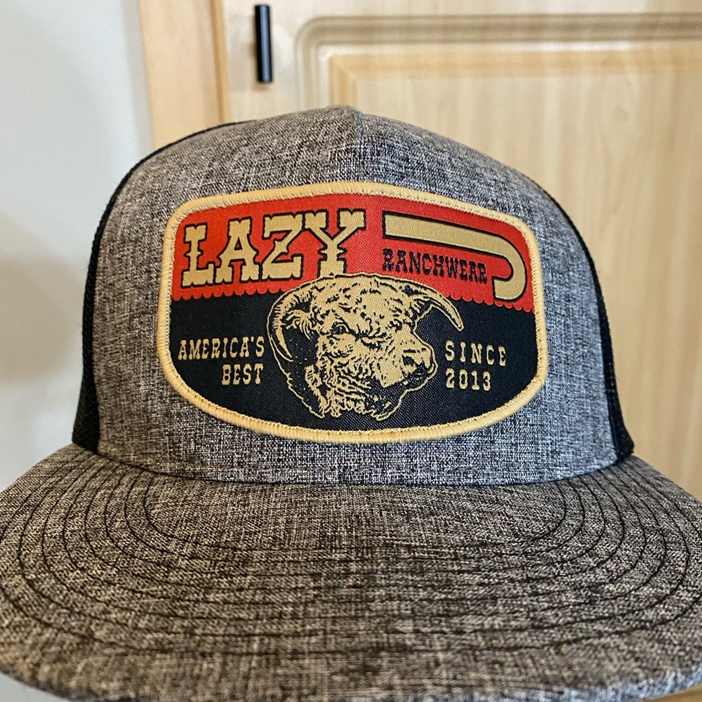 Gray Lazy J Ranchwear Cap